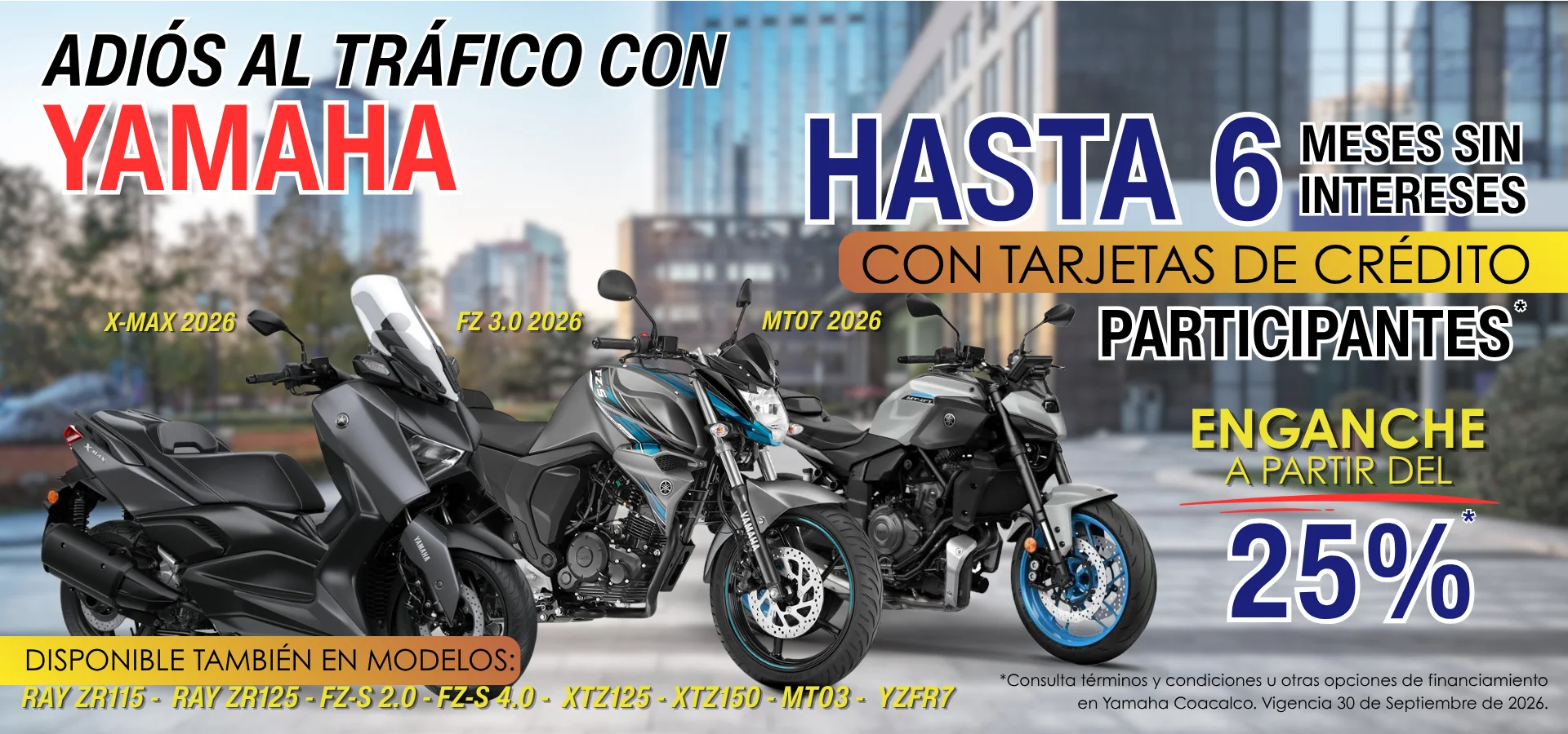 Promociones YAMAHA Coacalco